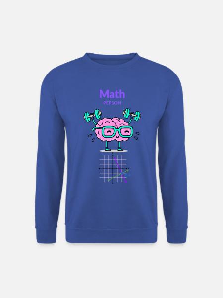 Wie man ein Mathe-Mensch wird - Unisex Pullover - Royalblau