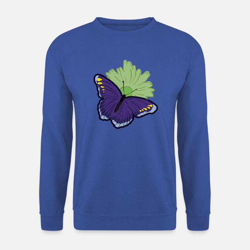 Schmetterling Falter - Unisex Pullover - Royalblau