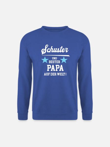 Schuster Bester Papa Vatertag Geburtstag Geb Vater - Unisex Pullover - Royalblau
