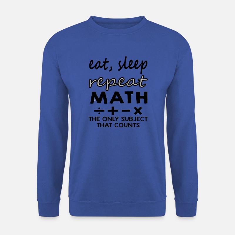 Study Math Student Gift Idea - Unisex Sweatshirt - royal blue