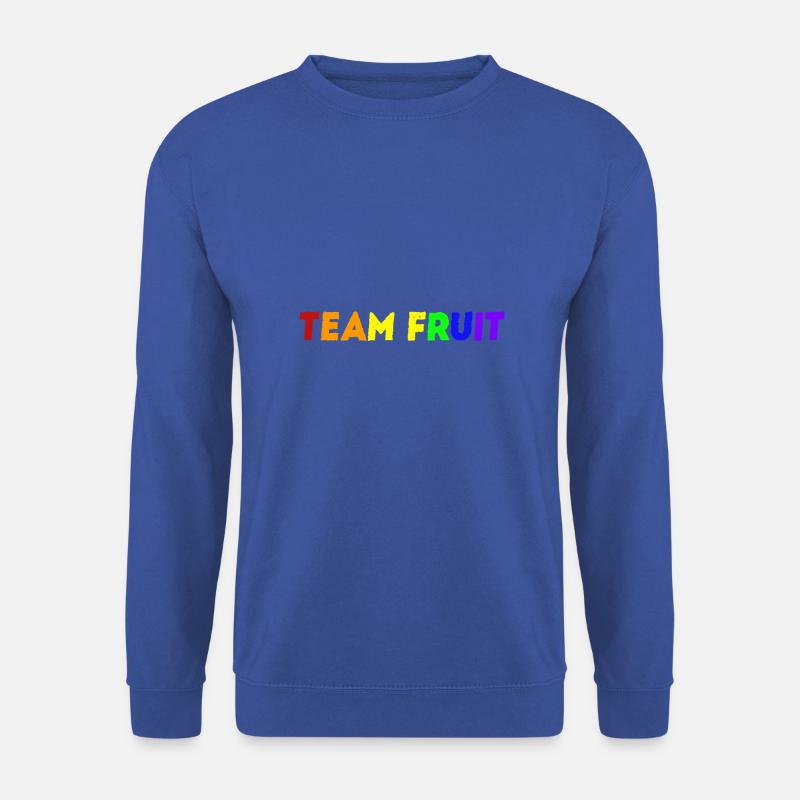 Team Fruit Geschenkidee vegan Frutarier Früchte - Unisex Pullover - Royalblau