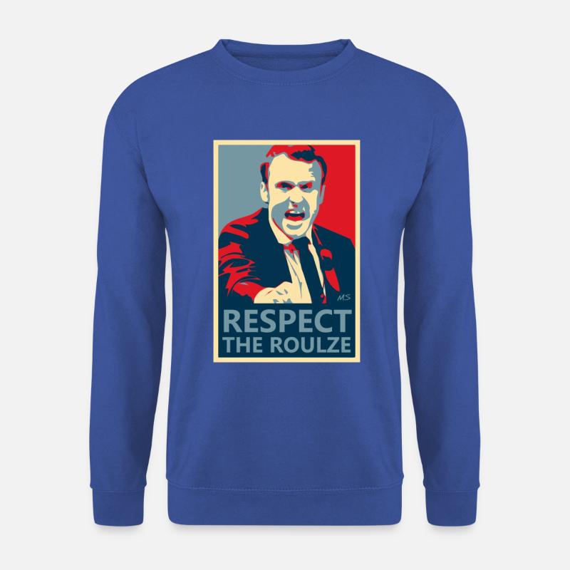 "Respekt the Roulze!" - Unisex Pullover - Royalblau