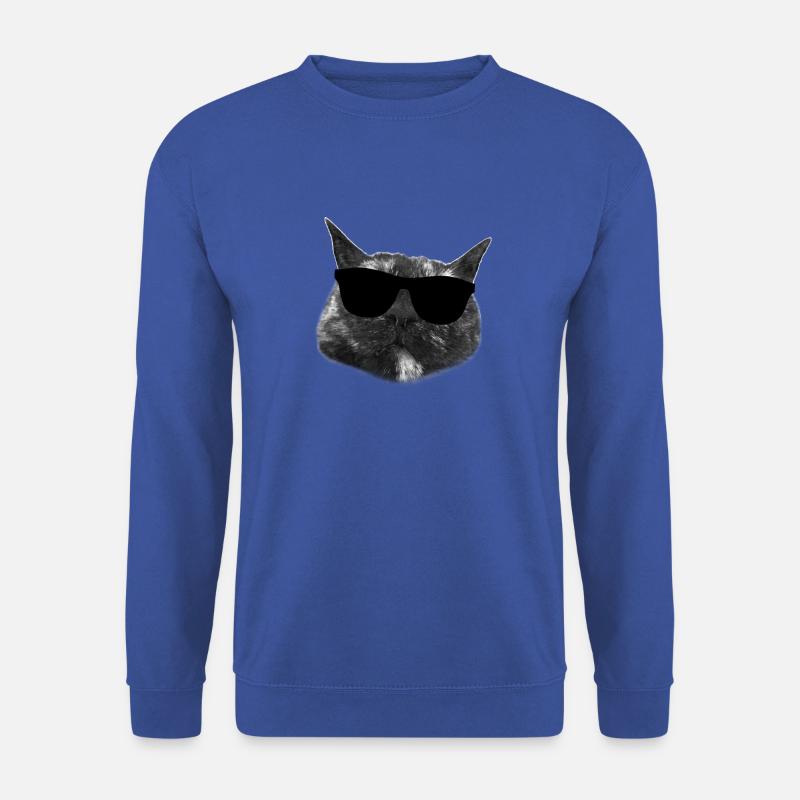 Cool Cat - Unisex Pullover - Royalblau