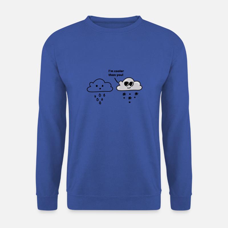 Schneewolke Regenwolke - Unisex Pullover - Royalblau