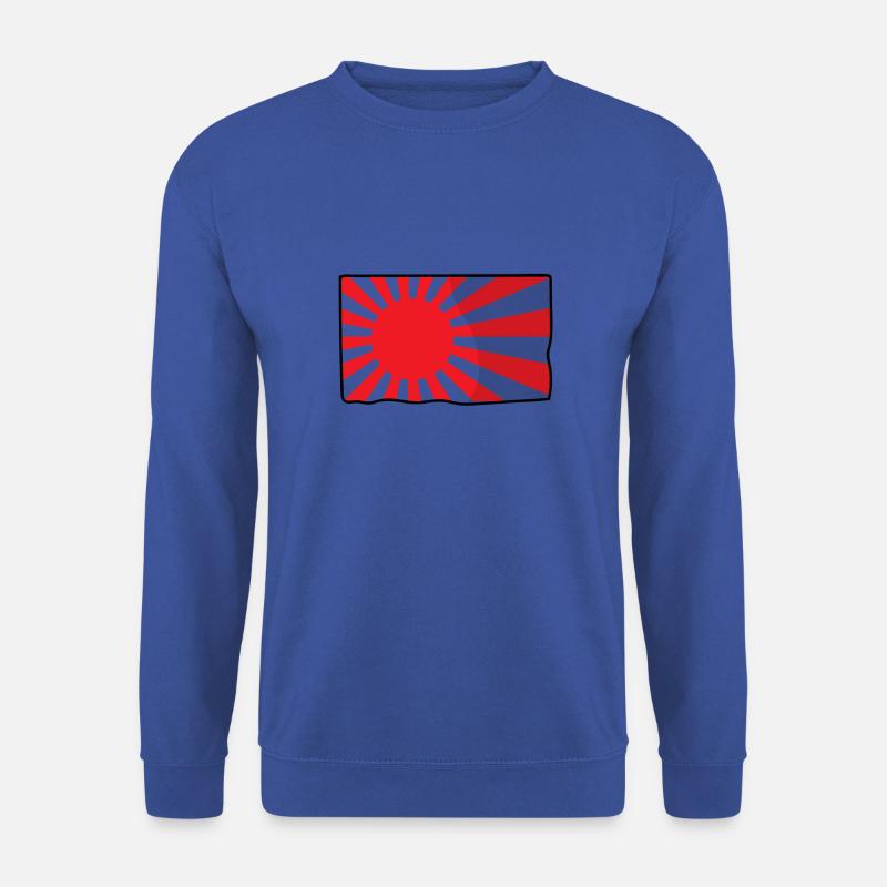 Flagge Japan - Unisex Pullover - Royalblau