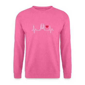Barcelone - Sweat-shirt Unisexe - rose - Devant