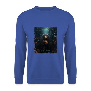 Dans l'antre de la sirène - Sweat-shirt Unisexe - bleu royal - Devant - Alina (178cm) & Michal (187cm)
