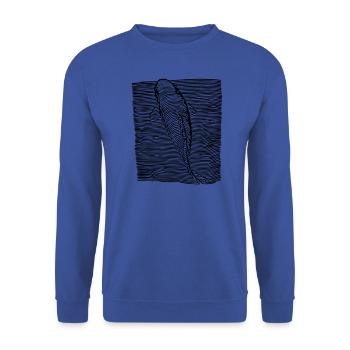 Koi carp - Unisex Sweatshirt - royal blue - Front - Alina (178cm) & Michal (187cm)