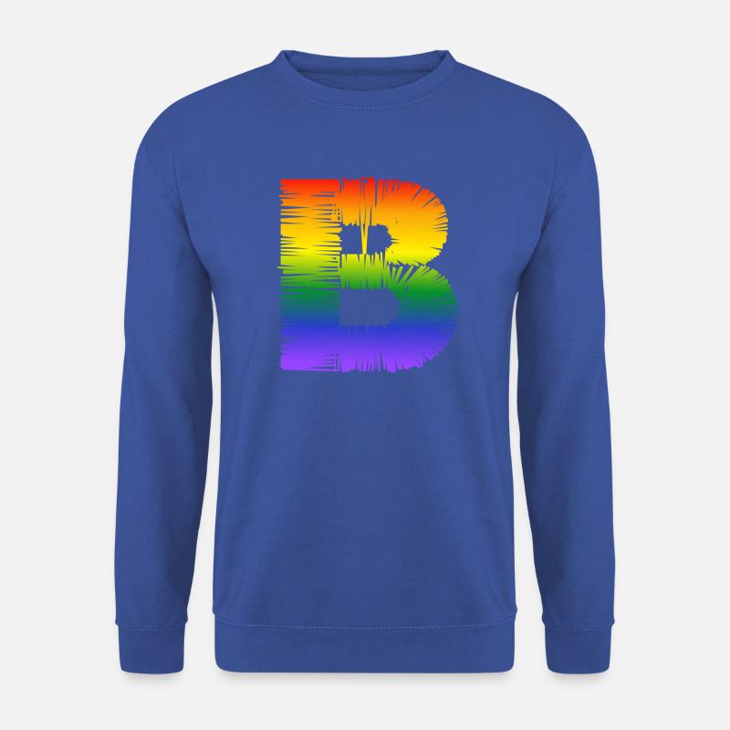 Rainbow B - Unisex Sweatshirt - royal blue