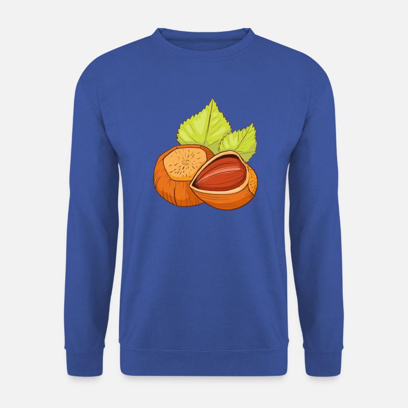 Hazelnut common hazelnut shrub - Unisex Sweatshirt - royal blue