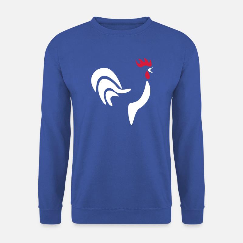 Frankreich Hahn - Unisex Pullover - Royalblau