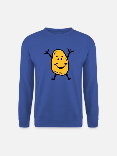 patate sourire 0 - Sweat-shirt Unisexe - bleu royal