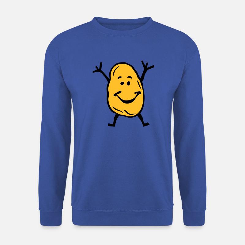 potato smile 0 - Unisex Sweatshirt - royal blue