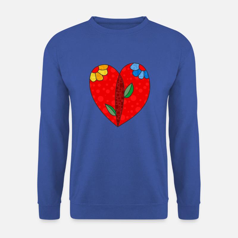 Herz für Sie - Unisex Pullover - Royalblau