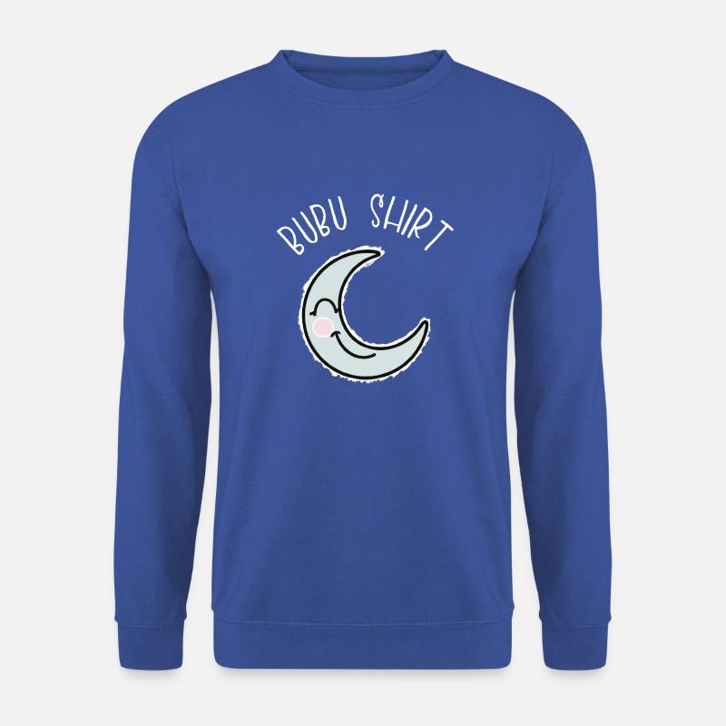 Idée cadeau Bubu Sleeping Moon - Sweat-shirt Unisexe - bleu royal