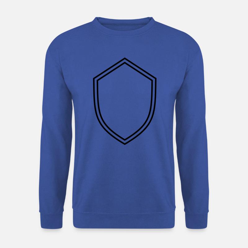 Wappen Schild leer - Unisex Pullover - Royalblau