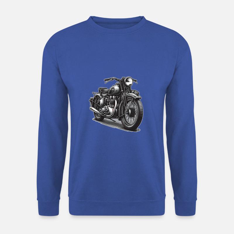Motorrad Design - Unisex Pullover - Royalblau