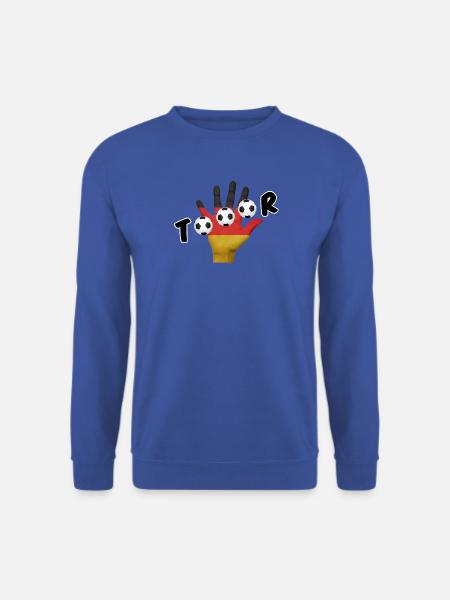 Tor Deutschland Fußball Fan - Unisex Pullover - Royalblau