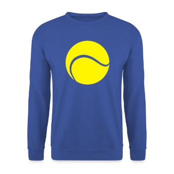 Tennisball - Unisex Pullover - Royalblau - Vorne - Alina (178cm) & Michal (187cm)