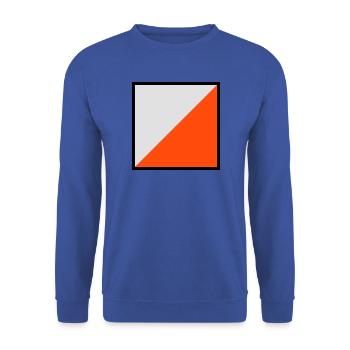 Orientierung Bildschirm - Unisex Pullover - Royalblau - Vorne - Alina (178cm) & Michal (187cm)