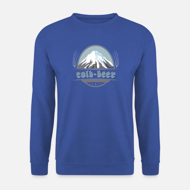 Cold Beer, Après-Ski - Unisex Pullover - Royalblau