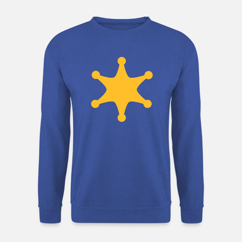 2541614 15815532 sheriff - Unisex Pullover - Royalblau