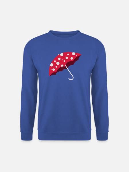 Regenschirm Fliegenpilz - Unisex Pullover - Royalblau