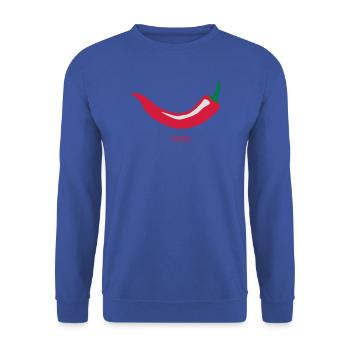 Red Chili - vegan (VGN) - Unisex Pullover - Royalblau - Vorne - Alina (178cm) & Michal (187cm)