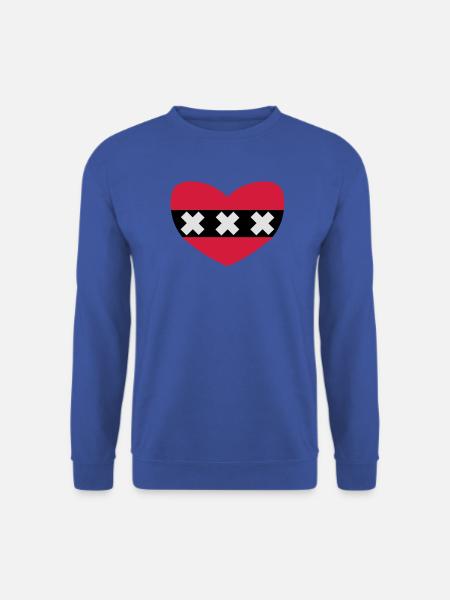 ich liebe Amsterdam - Unisex Pullover - Royalblau