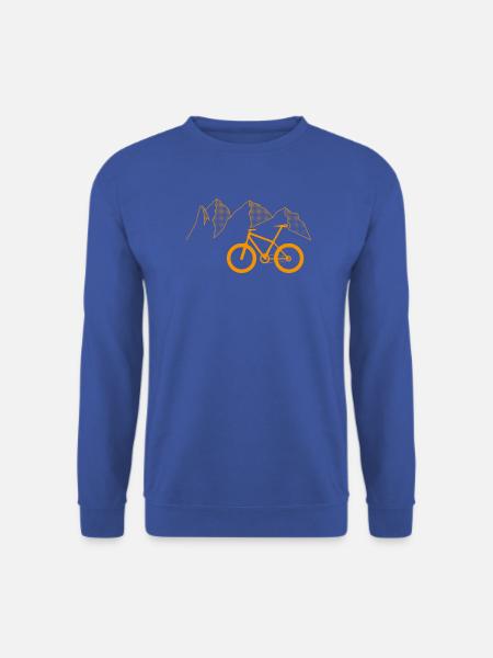 MTB Alpen Downhill-Trail - Unisex Pullover - Royalblau