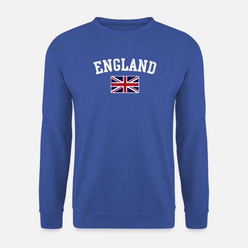 England Crest Union Jack - Unisex Sweatshirt - royal blue