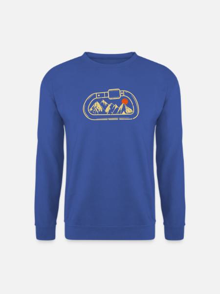 Carabine Rockclimbing - Unisex Pullover - Royalblau