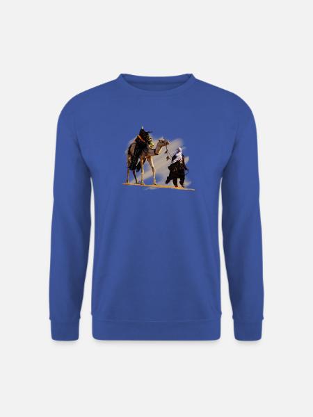 Beduin mit Kamel - Unisex Pullover - Royalblau