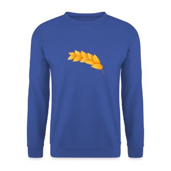 maiskorn corny maisfeld - Unisex Pullover - Royalblau - Vorne - Alina (178cm) & Michal (187cm)