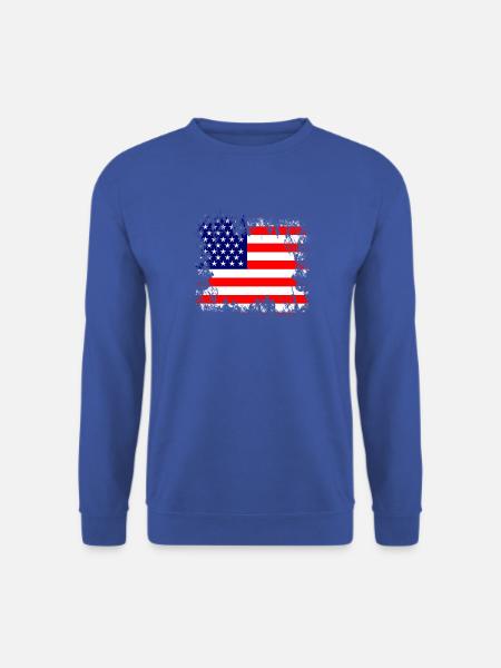 Vereinigte Staaten - Vereinigte Staaten - Unisex Pullover - Royalblau