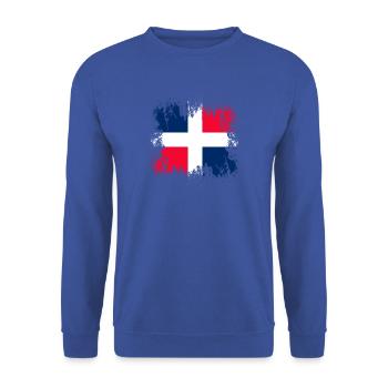 Dominikanische Republik - Dominikanische Republik - Unisex Pullover - Royalblau - Vorne - Alina (178cm) & Michal (187cm)