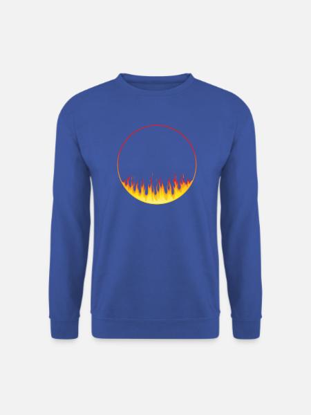 Kreis on fire - Unisex Pullover - Royalblau