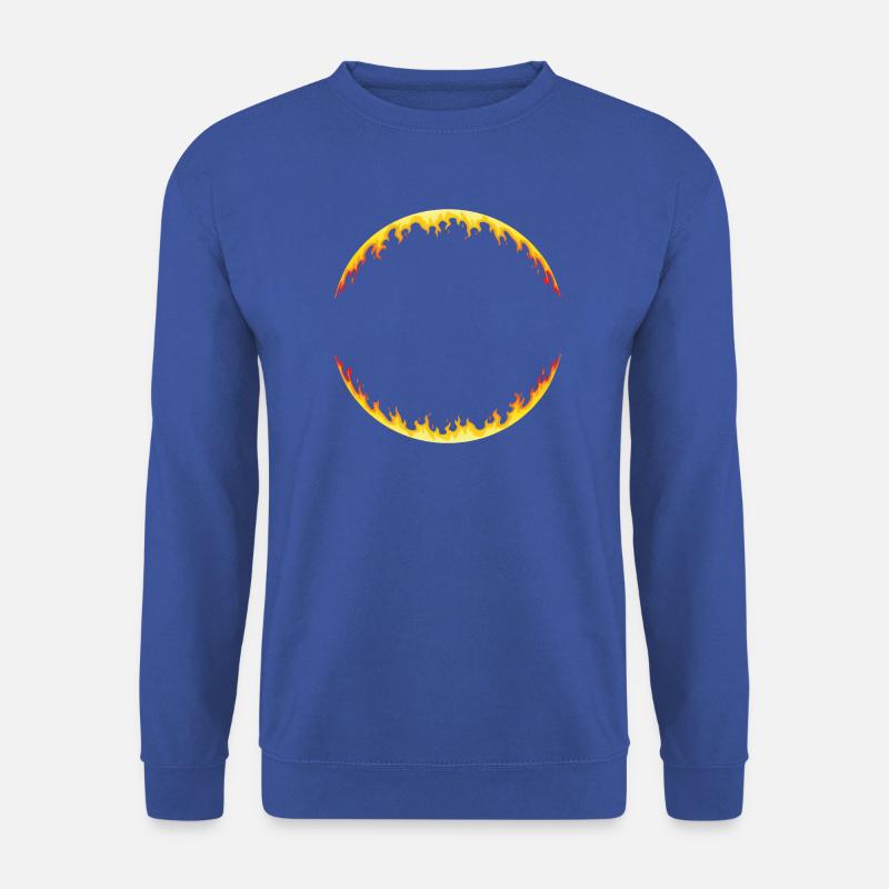 Fire circle | circle on fire - Unisex Sweatshirt - royal blue