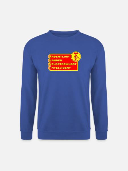 Ossi Eigenschaften für stolze Ostdeutsche - Unisex Pullover - Royalblau