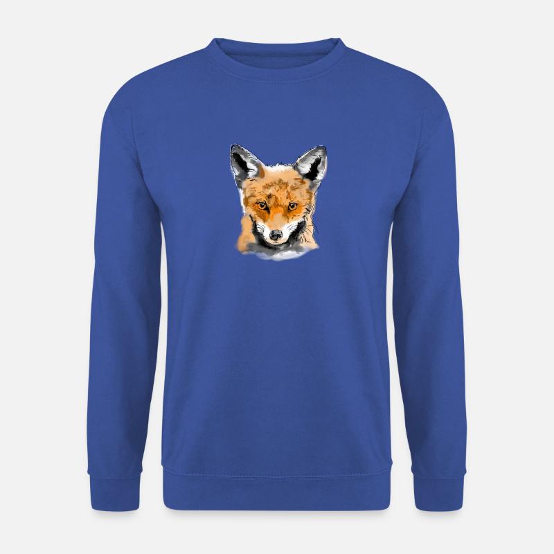 Fuchs - Unisex Pullover - Royalblau