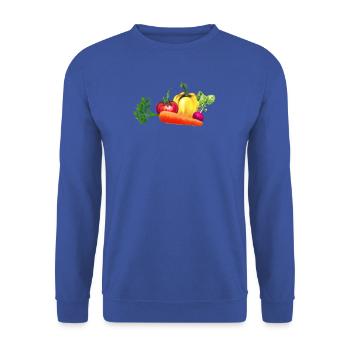 Légume - Sweat-shirt Unisexe - bleu royal - Devant - Alina (178cm) & Michal (187cm)