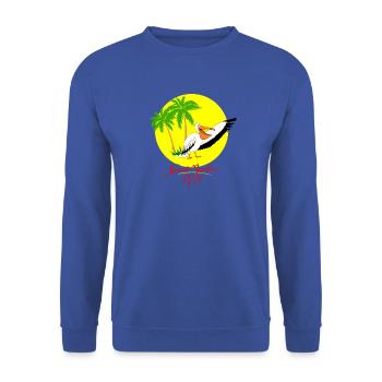 Sint Maarten - Unisex Pullover - Royalblau - Vorne - Alina (178cm) & Michal (187cm)