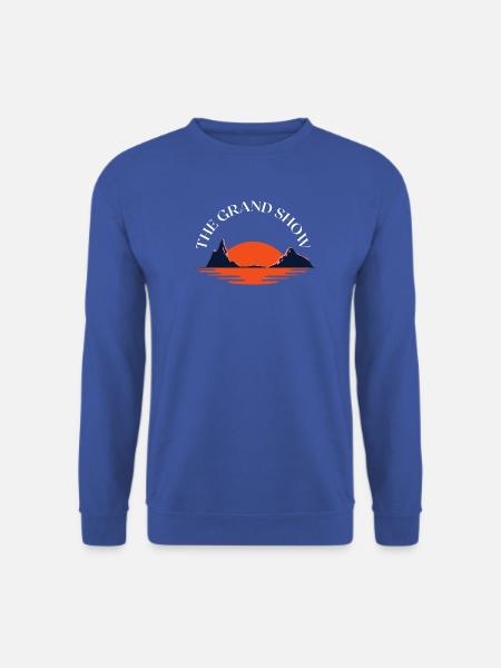 Der große Show-Sonnenuntergangsrücken - Unisex Pullover - Royalblau