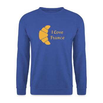 Ich liebe Frankreich - Unisex Pullover - Royalblau - Vorne - Alina (178cm) & Michal (187cm)