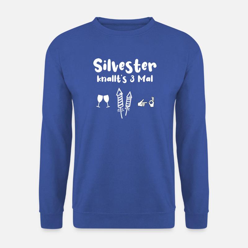 Silvester Knallen - Unisex Pullover - Royalblau