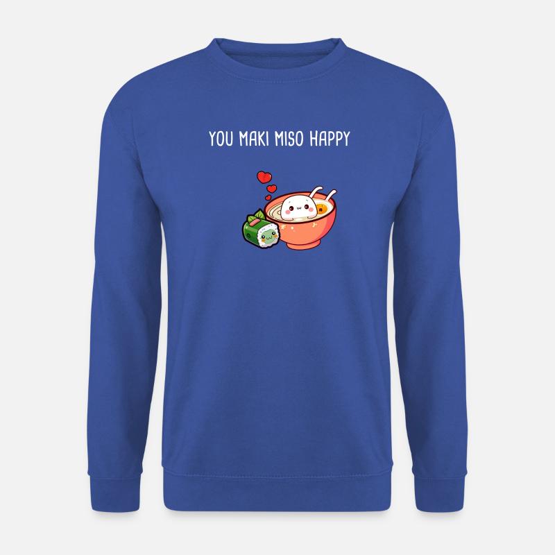 Kawaii Ramen You Maki Miso Happy - Unisex Pullover - Royalblau