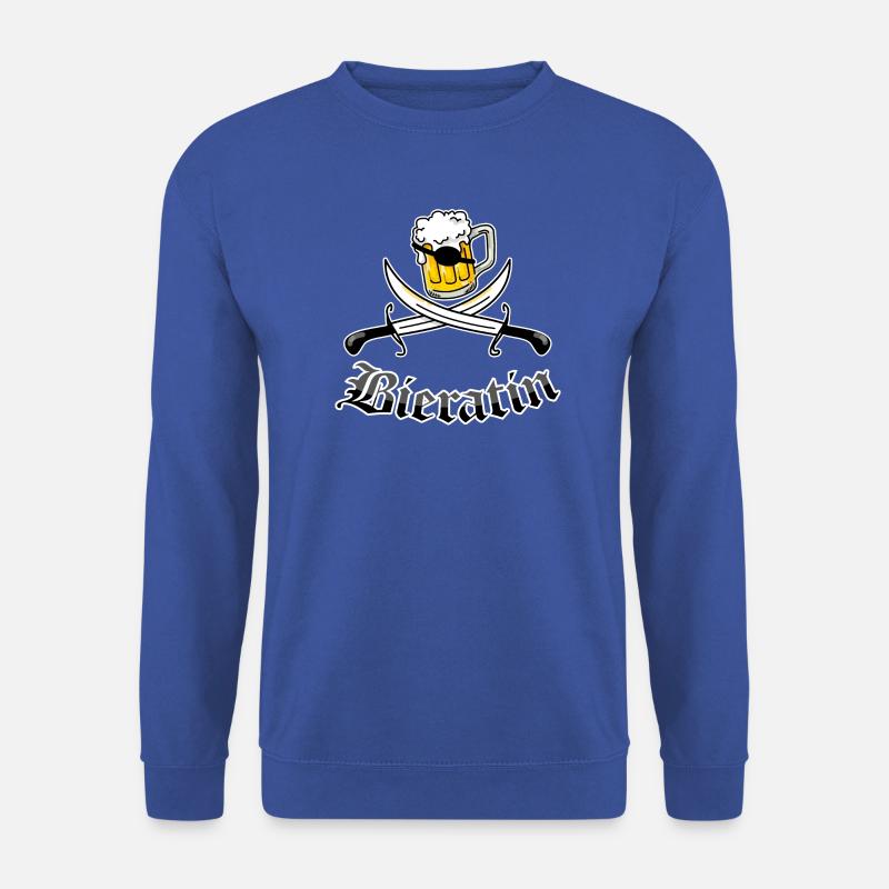 Bier & Piratin = Bieratin - Unisex Pullover - Royalblau