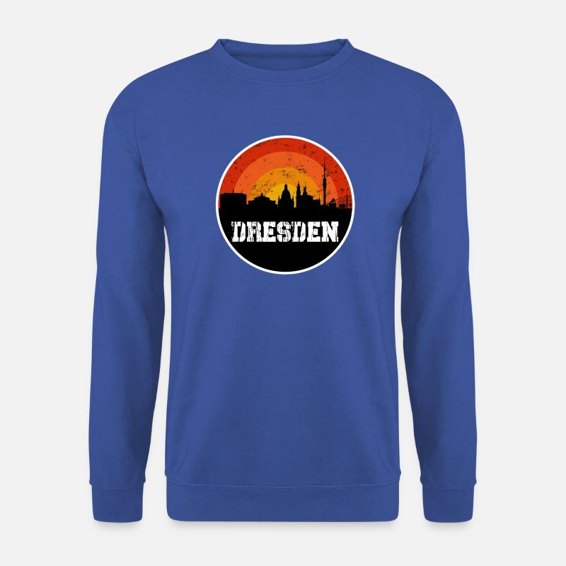 Dresden Skyline - Unisex Pullover - Royalblau