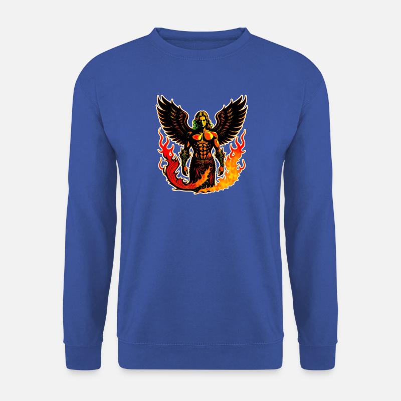 Engel in Feuer - Unisex Pullover - Royalblau