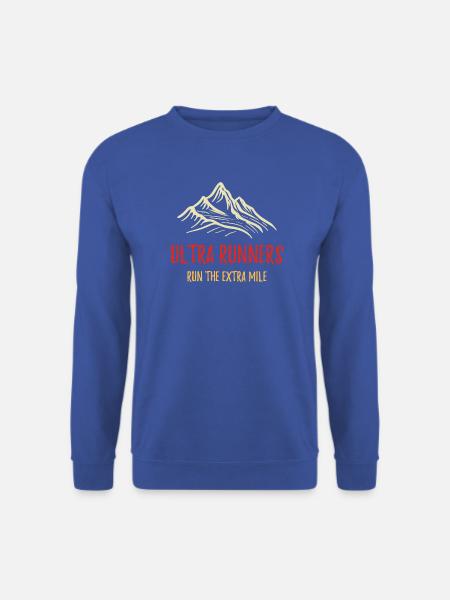 Ultraläufer laufen die Extrameile - Unisex Pullover - Royalblau